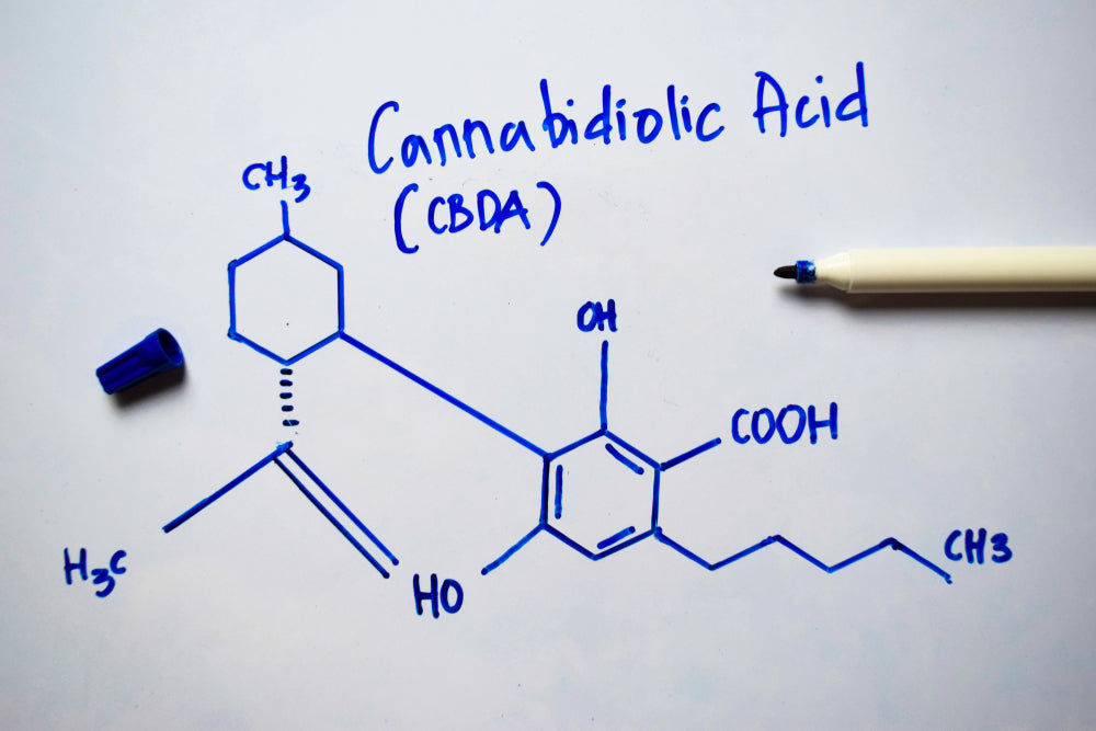 CBDa molecule 