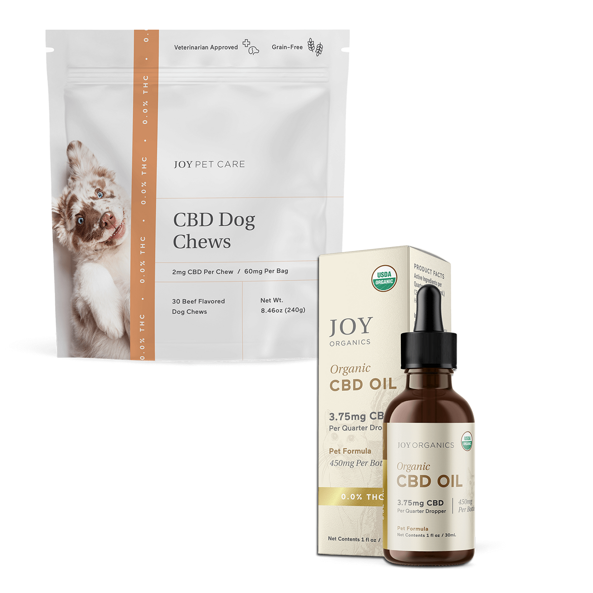 CBD Dog Chews & 450 mg Tincture