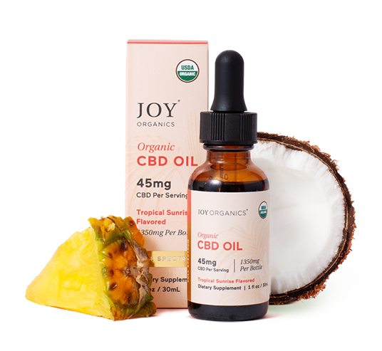 Organic Full Spectrum CBD Tincture with THC (Tropical)