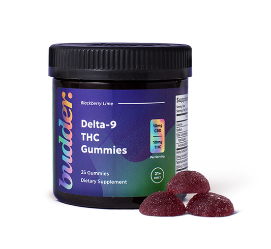 10mg Delta 9 THC Gummies (Blackberry Lime)