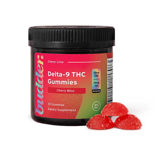 10mg Delta 9 THC Gummies (Cherry Bliss)