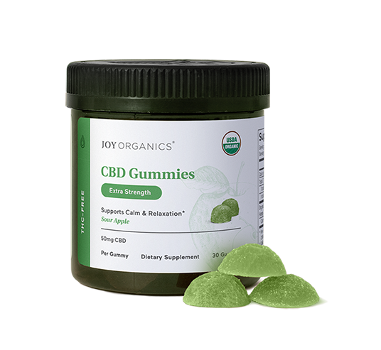 50mg Sour Apple THC-Free CBD Gummies 