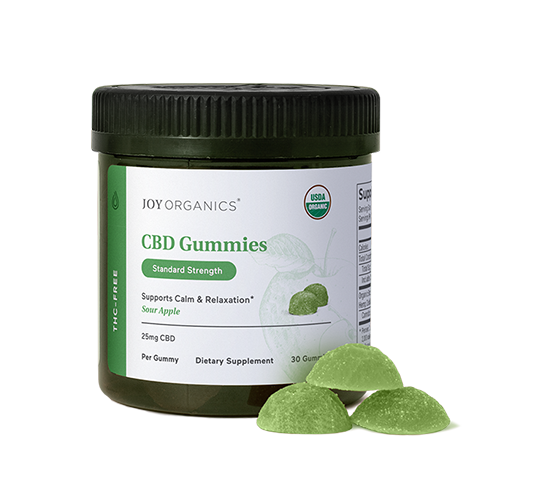 25mg Sour Apple THC-Free CBD Gummies 