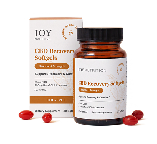 THC-Free CBD Softgels with Curcumin