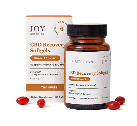 25mg CBD Softgels with Curcumin