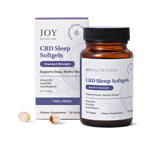 THC-Free CBD Sleep Softgels with CBN
