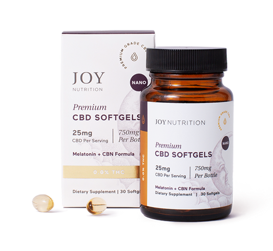 25mg CBD Sleep Softgels with CBN