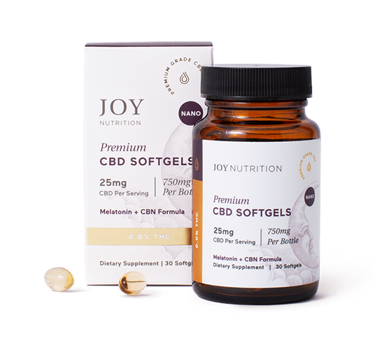 CBD Sleep Softgels with CBN