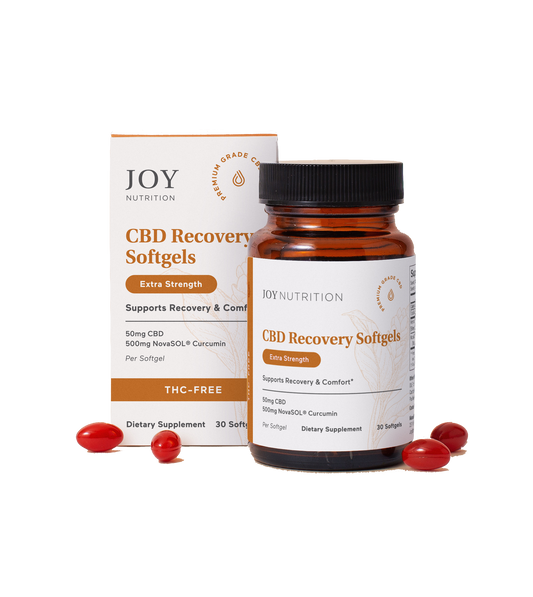THC-Free CBD Softgels with Curcumin (50mg)