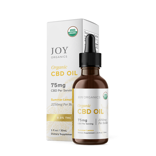 Organic THC-Free CBD Tincture (2250mg Summer Lemon)