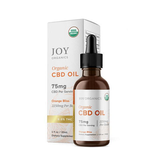Organic THC-Free CBD Tincture (2250mg  Orange Bliss)