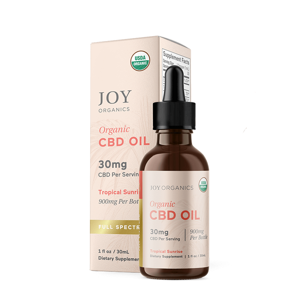 Organic Full Spectrum CBD Tincture with THC (900mg Tropical)