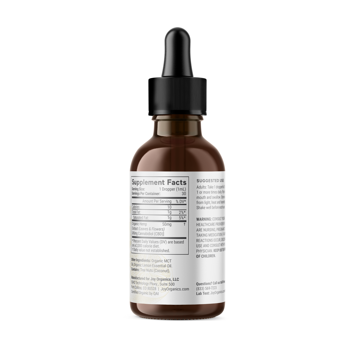 Summer Lemon: Organic 1350 mg Broad Spectrum CBD Tincture
