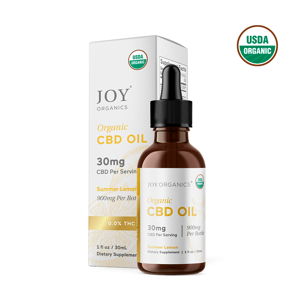 Premium CBD Summer Lemon Tincture (Broad Spectrum) | Joy Organics